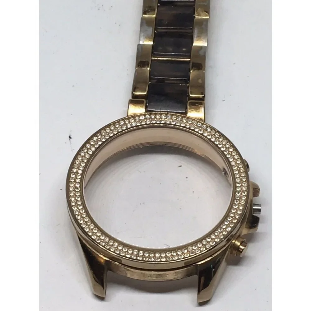 Michael Kors Watch Bracelet Links Case Use For Parts 18mm Partial Band A822